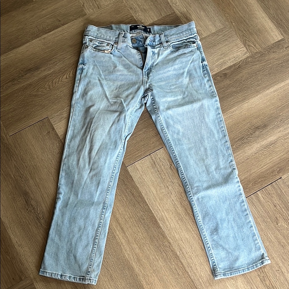 light blue hollister jeans